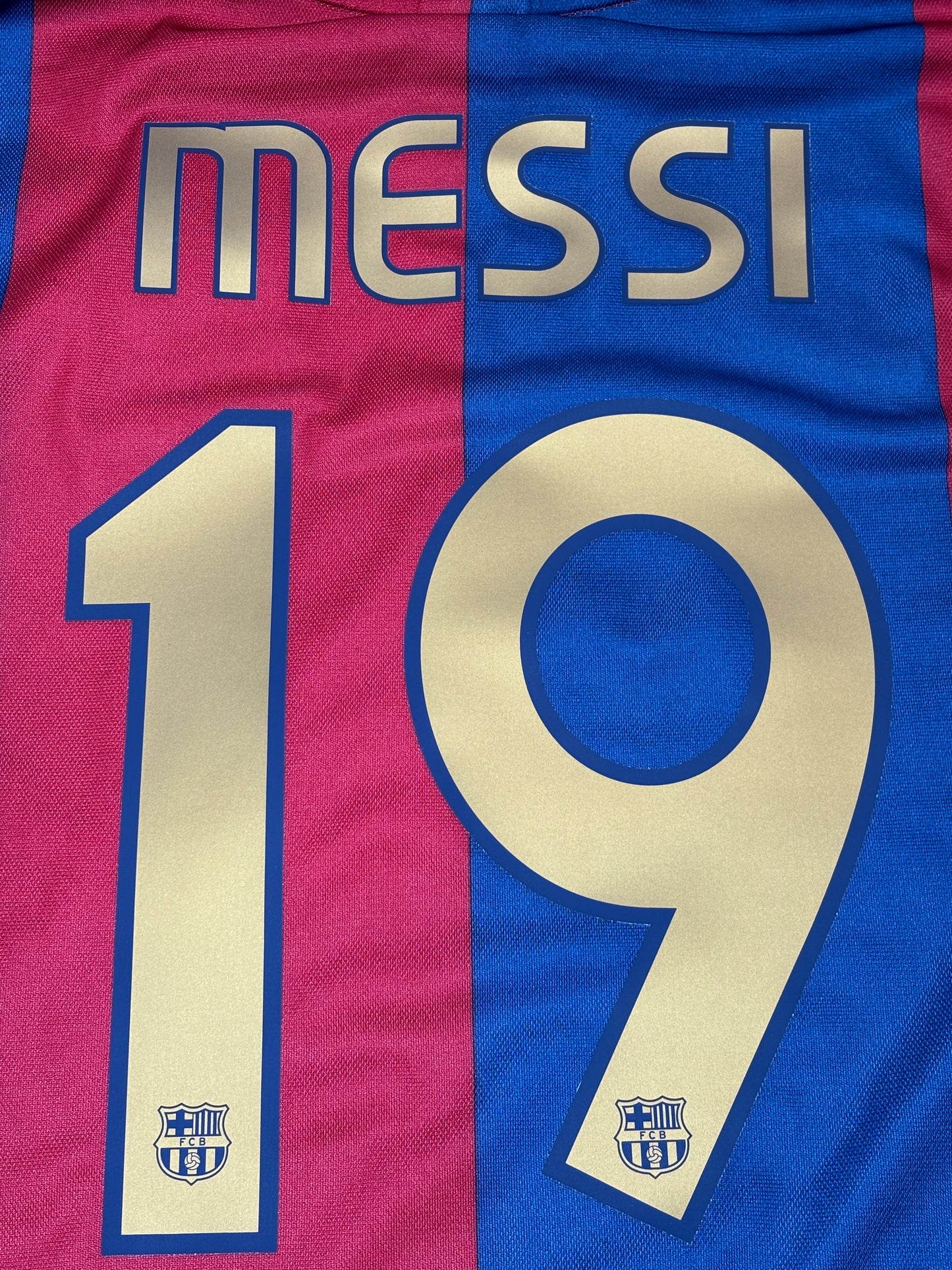 FC Barcelona 2006/07 Jersey Messi #19 (L)