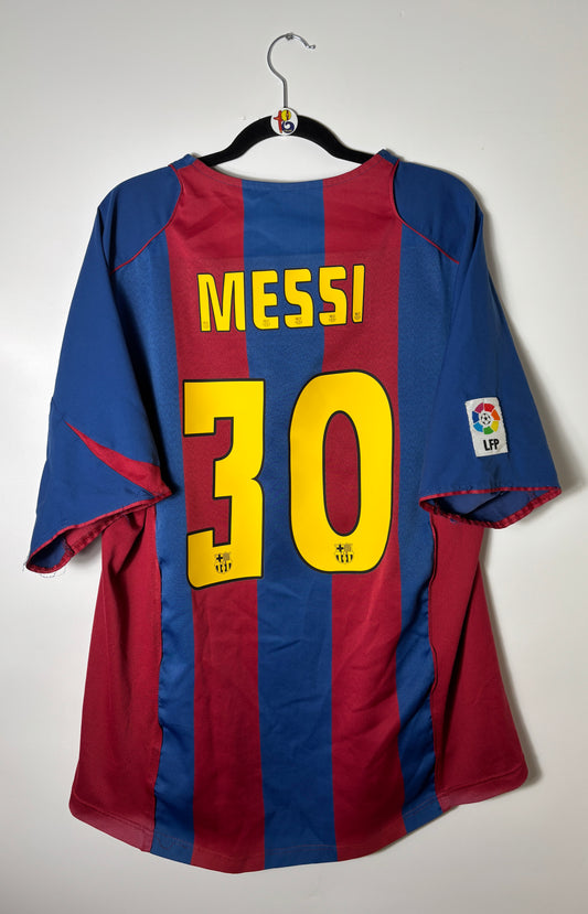 2004/05 FC Barcelona Jersey Messi #30 - (L)