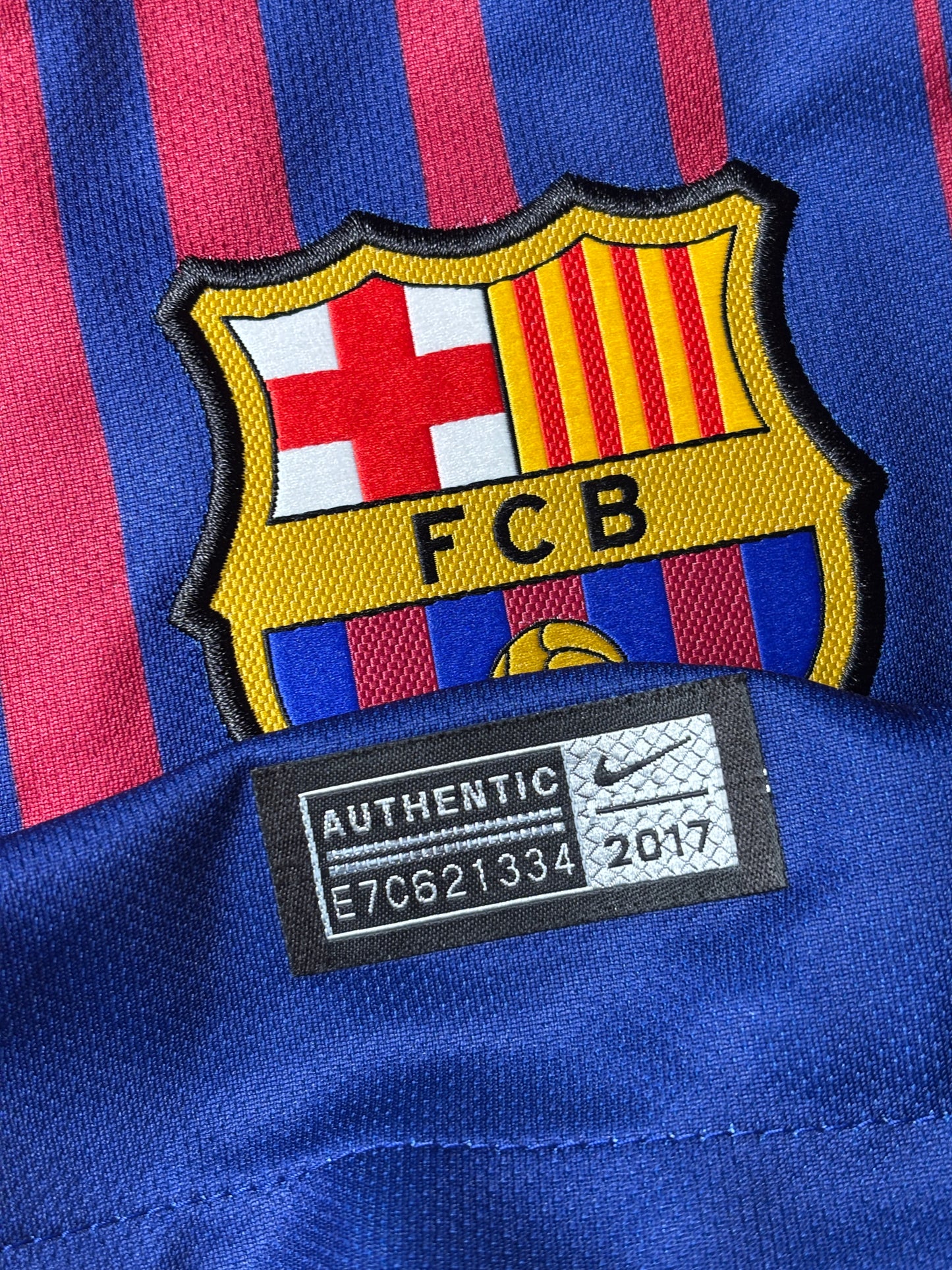 2017/18 FC Barcelona Jersey Messi #10 - (XL)