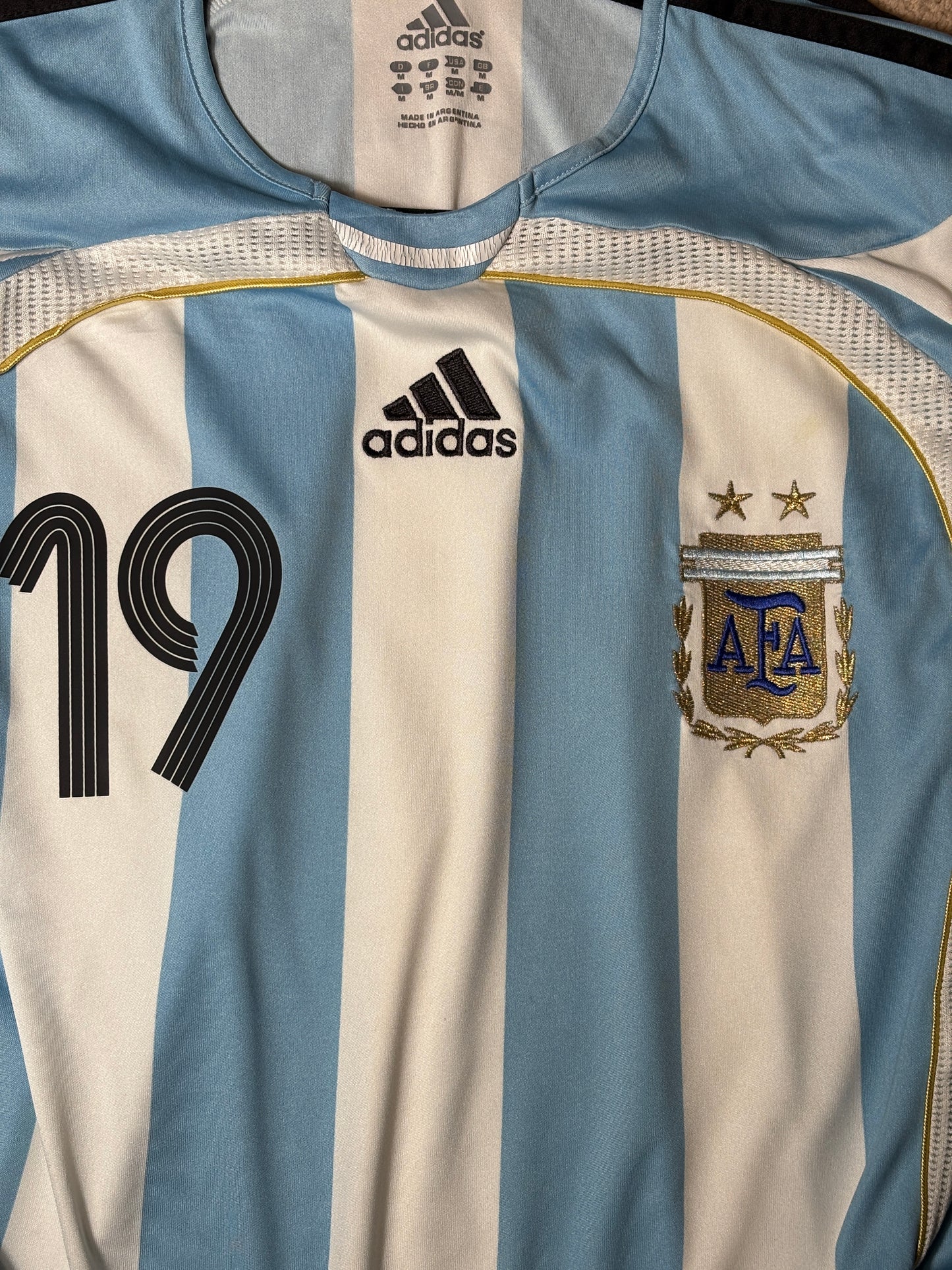 2006 Argentina Jersey Messi #19 - (M)