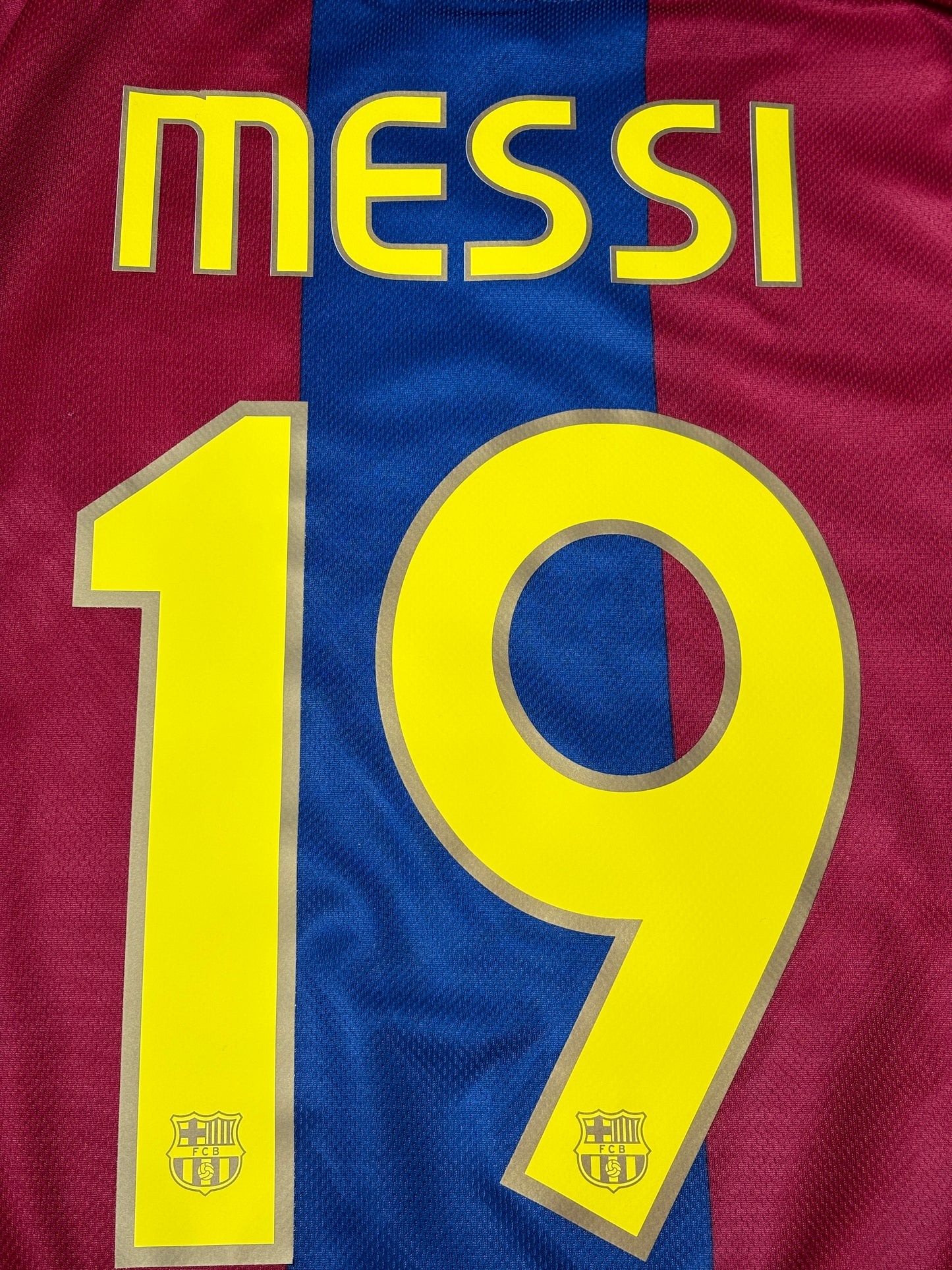 2007/08 FC Barcelona Jersey Messi #19 - (M)