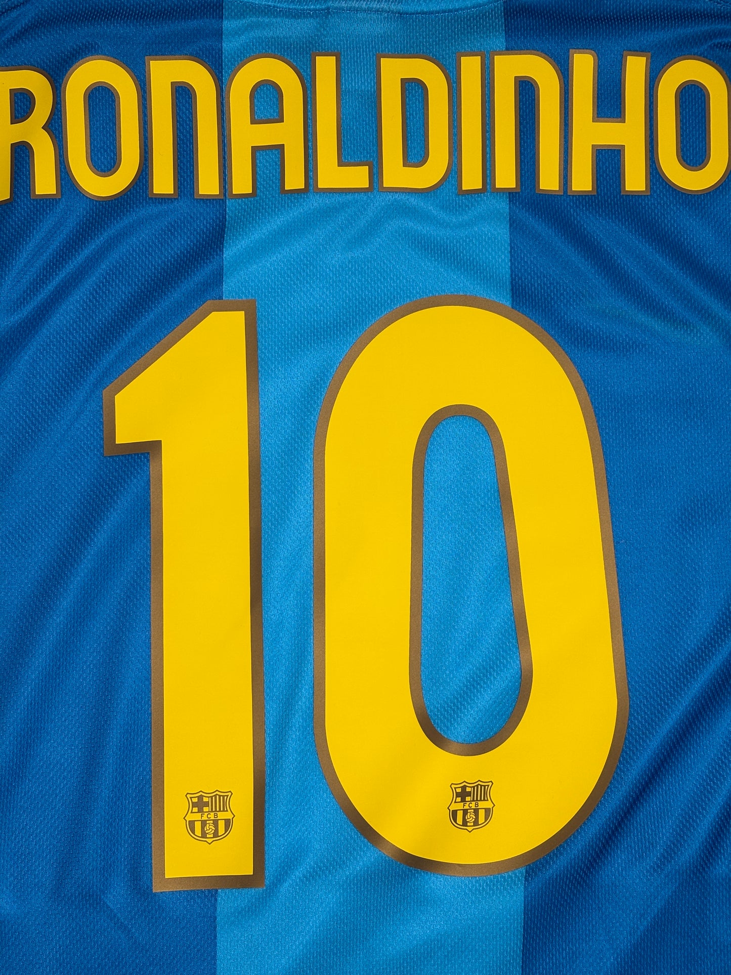 2007/08 FC Barcelona Jersey Ronaldinho #10 - (M)