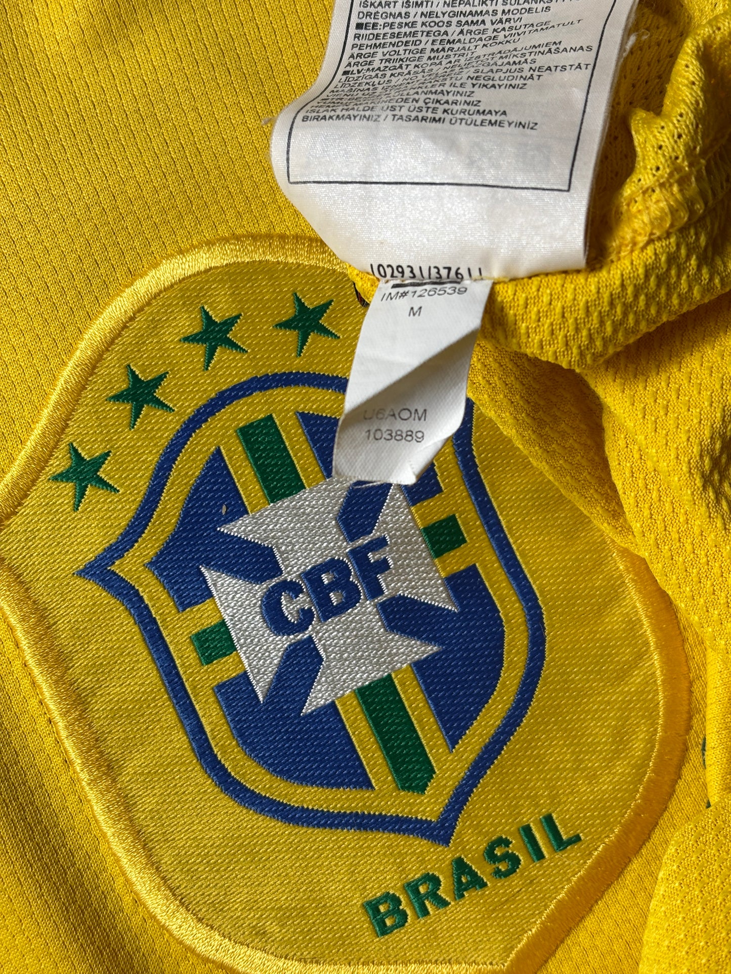 2006 World Cup Brazil Jersey Ronaldinho #10 - (M)