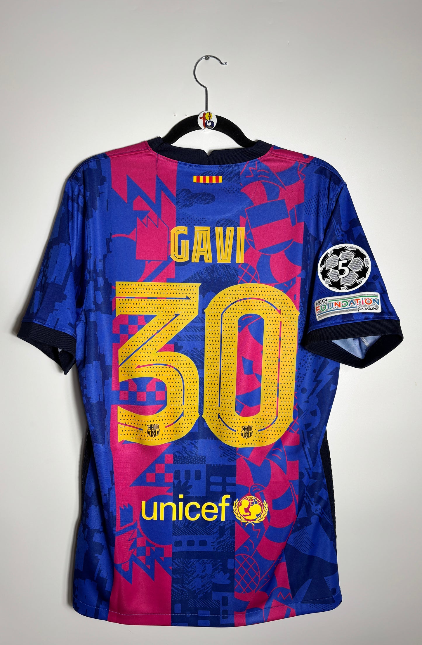 2021/22 FC Barcelona Jersey Gavi #30 (M)