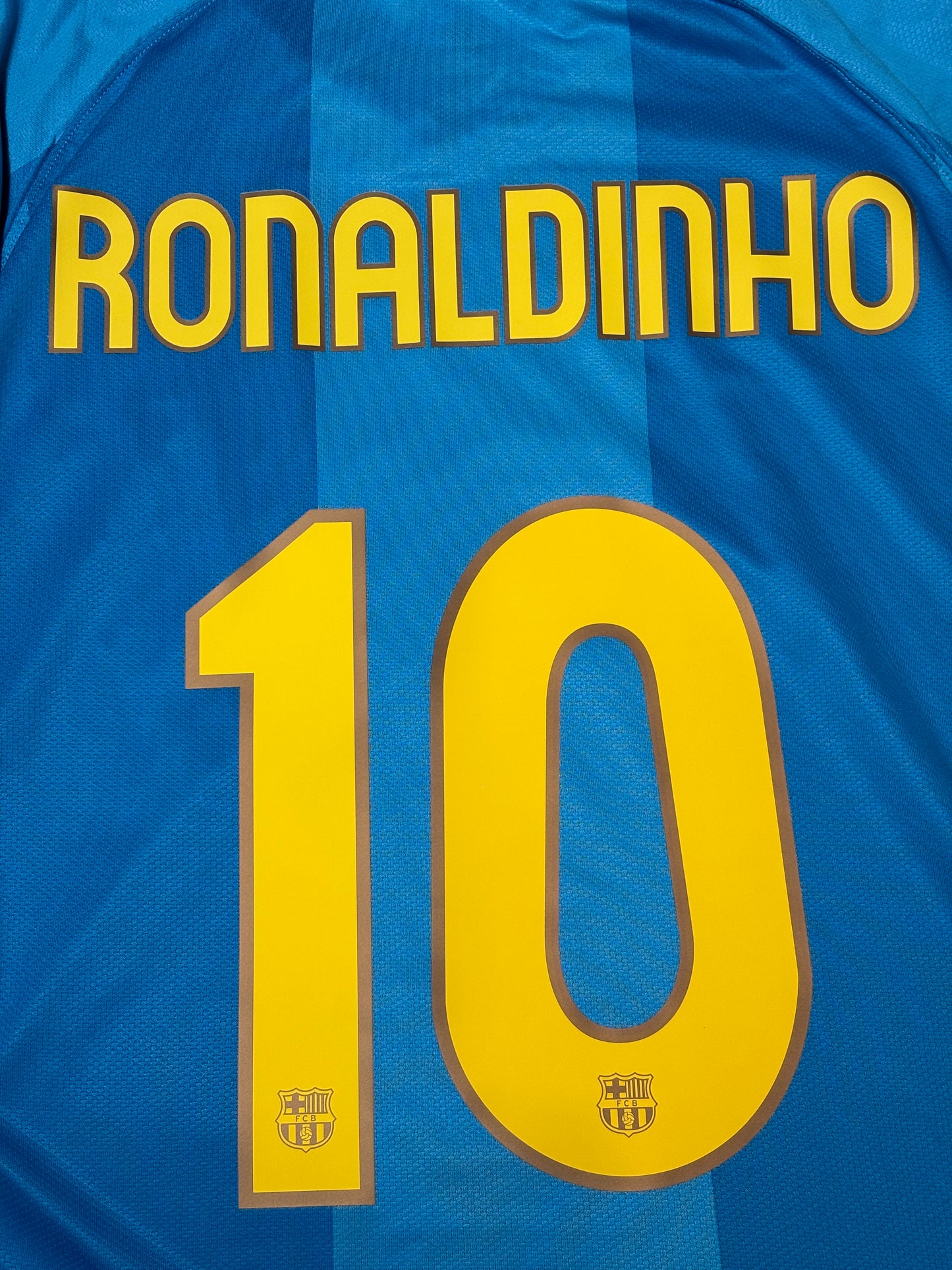 2007/08 FC Barcelona Jersey Ronaldinho #10 - (L)