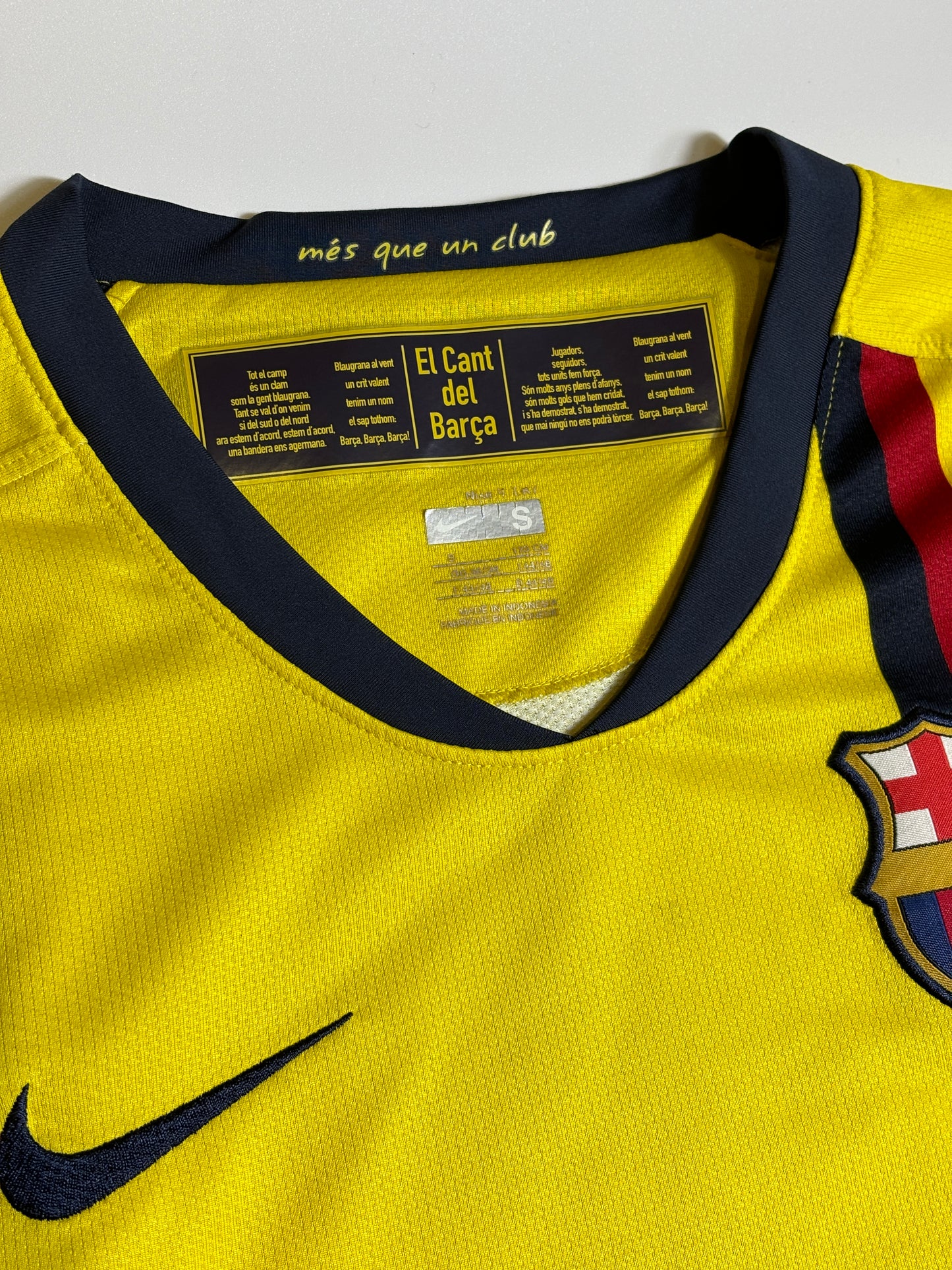 2008/09 FC Barcelona Away Jersey Xavi #6 - (S)